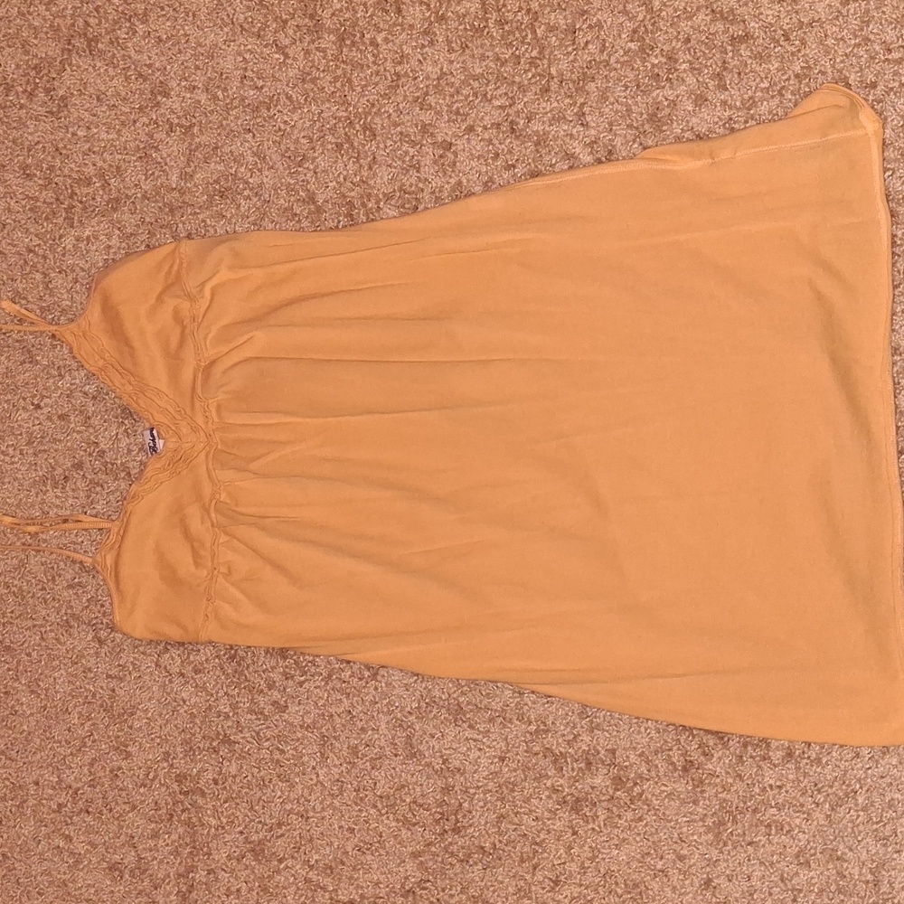Urban Behavior Yellow Camisole Dress